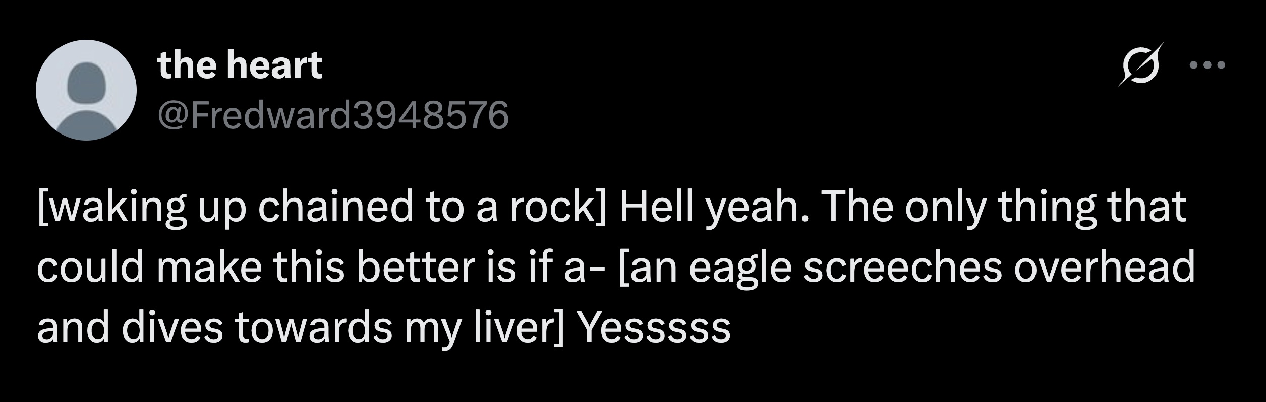 Absolutely euphoric experience.